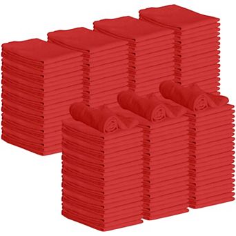60 Pack Cotton Terry Cleaning Rags Absorbent Multipurpose Wash Cloths For Kitchen Bar Housekeeping