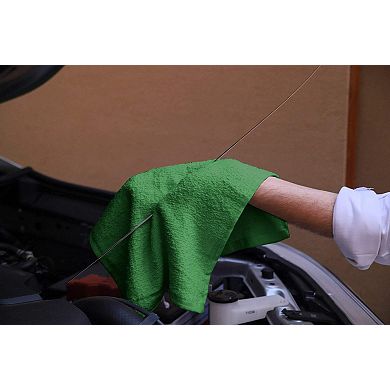 Terry Cloth Cleaning Rags Highly Absorbent Reusable Multipurpose Durable