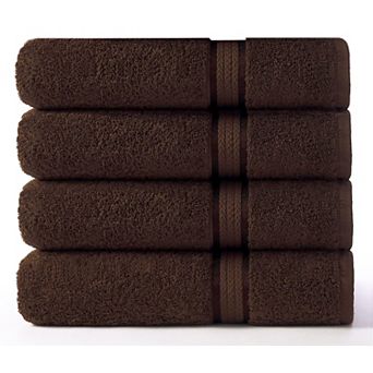 4 Pack Ultra Soft Oversized Cotton Bath Towels Absorbent Luxury Spa