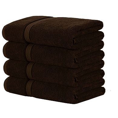 4 Pack Ultra Soft Oversized Cotton Bath Towels Absorbent Luxury Spa