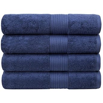 Luxury Ring Spun Cotton Bath Towels Hotel Quality Soft Absorbent Quick Dry