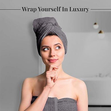 8 Piece Super Absorbent Quick Dry Cotton Towel Set