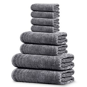 8 pc Super Absorbent Quick Dry Cotton Towel Set