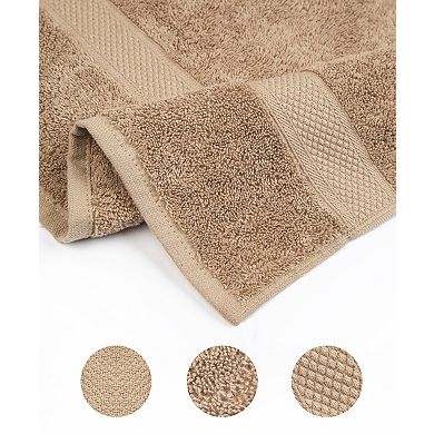 6 Pack Cotton Bath Towels Set Luxury Soft Absorbent Hotel Spa Gym Pool Use