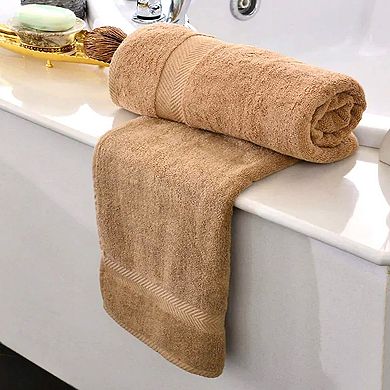 6 Pack Cotton Bath Towels Lightweight Extra Absorbent Multi Use