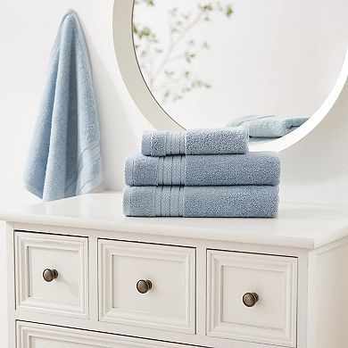 650 GSM Cotton Towel Set Soft Absorbent Durable 6 Piece Bathroom Set