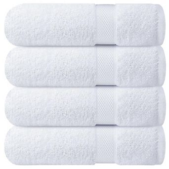 Ultra Soft Ring Spun Cotton Bath Towels Absorbent Quick Drying Durable