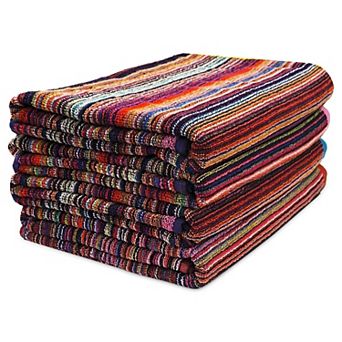 4 Pack Soft Absorbent Quick Dry Cotton Towels For Bathroom Pool Beach Yoga