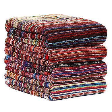 4 Pack Soft Absorbent Quick Dry Cotton Towels For Bathroom Pool Beach Yoga