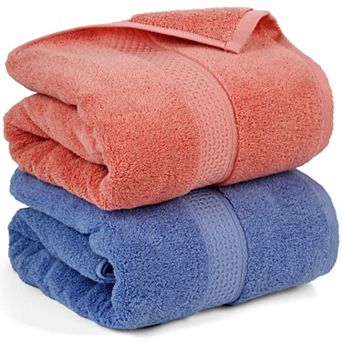 Ultra Soft Thick Cotton Bath Towel Set Highly Absorbent Durable