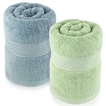 Ultra Soft Thick Cotton Bath Towel Set Highly Absorbent Durable