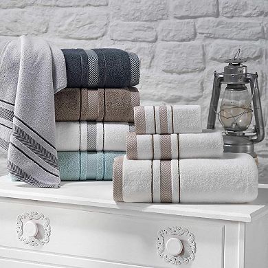 6 Piece Cotton Bath Towel Set Luxury Hotel Spa Soft Absorbent