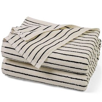Quick Dry Cotton Bath Towel Set 2 Ultra Soft Absorbent Farmhouse Versatile