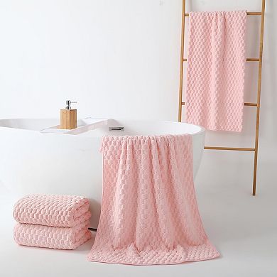 4 Pack Microfiber Bath Towels Extra Large Quick Dry Ultra Soft Absorbent Spa Gym Travel