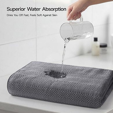 Extra Large Quick Dry Super Absorbent Soft Lightweight Versatile Bathroom Sheet Set