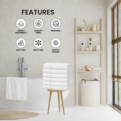 Bath Towels Soft Absorbent Durable Quick Dry Affordable For Bathroom Pool Gym Spa