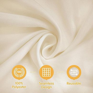 Tablecloths Polyester Water Stain Wrinkle Resistant Wedding Banquet Dining Buffet