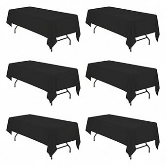 Tablecloths  Polyester Water Stain Wrinkle Resistant Wedding Banquet Dining Buffet