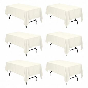 Tablecloths  Polyester Water Stain Wrinkle Resistant Wedding Banquet Dining Buffet
