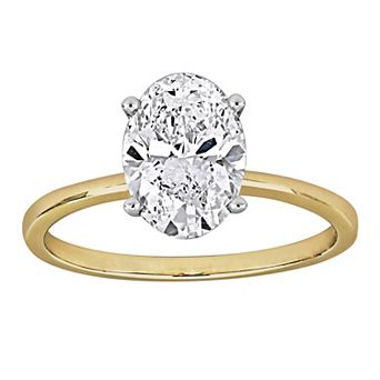 Stella Grace 14k Gold 2 Carat T.W Lab-Grown Diamond Solitaire Engagement Ring