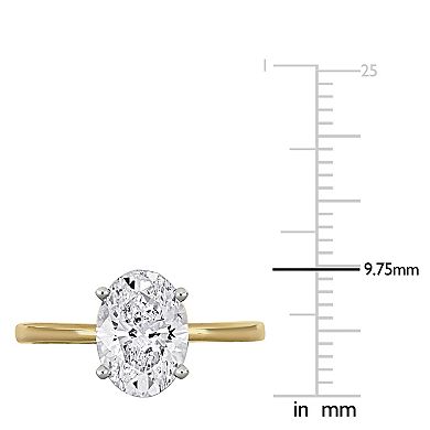 Stella Grace 14k Gold 2 Carat T.W Lab-Grown Diamond Solitaire Engagement Ring