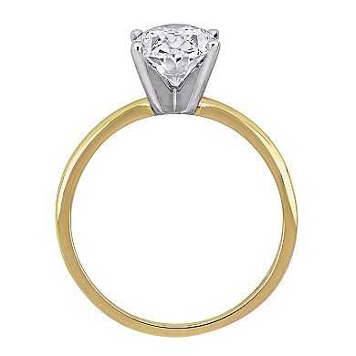 Stella Grace 14k Gold 2 Carat T.W Lab-Grown Diamond Solitaire Engagement Ring