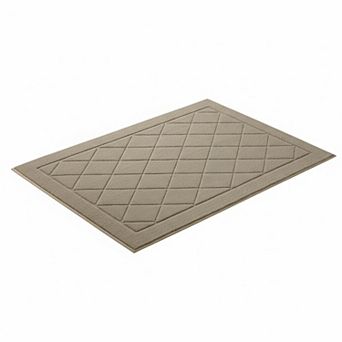 Dirt Trapper Door Mat Non Slip Washable Absorbent Stain Resistant Low Profile Entryway Rug