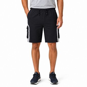 Men's Quick-Dry Cargo Shorts Lightweight Color Block Outdoor Casual Wear