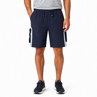 Men's Quick-Dry Cargo Shorts Lightweight Color Block Outdoor Casual Wear