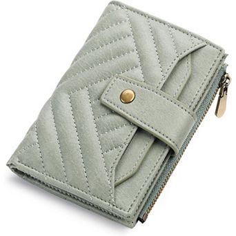 Small Wallet for Women, PU Leather Bifold RFID Blocking with ID Window,for Pocket & Crossbody Bag