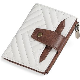 Small Wallet for Women, PU Leather Bifold RFID Blocking with ID Window,for Pocket & Crossbody Bag