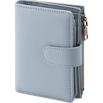 Small Bifold Wallet for Women,RFID Blocking ,with Zipper Pocket and ID Window for Daily Use, Travel