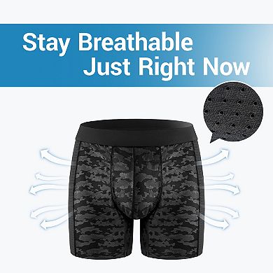 Carer 2-Pack Men's Incontinence Underwear - 80ml Absorbency Washable Leakproof Boxers
