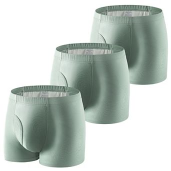 Carer Men's 8oz High Absorbency Incontinence Briefs (3-Pack) Washable Cotton Underwear