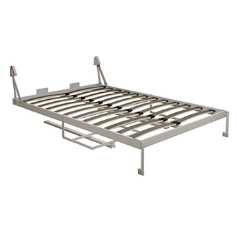 CEWOR Hidden Foldable Queen Murphy Bed with Desk Panel, Easy Assembly，for Living Room, Bedroom