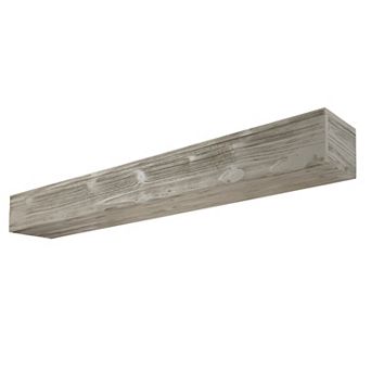 CEWOR 72" Cedar Wood Fireplace Mantel Shelf,Wall-Mounted & Floating Shelf for Home Decor