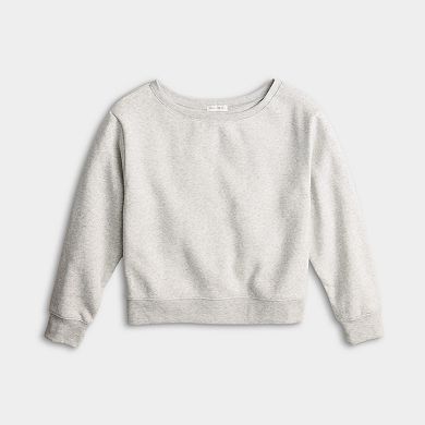 Girls 7-16 Sea + Skye Mixed Print Crewneck