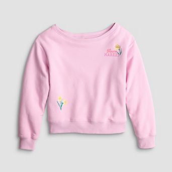 Girls 7-16 Sea + Skye Mixed Print Crewneck