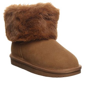 Bearpaw Tahlea Little Kid Girls Faux Fur Boots