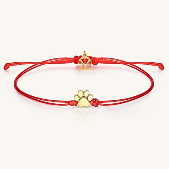 Pawprint Thread Bracelet