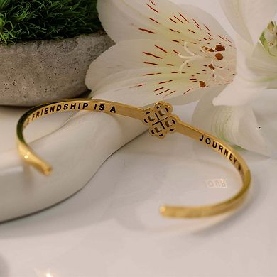 Kindred Cuff - A True Friendship Is A Journey Without An End