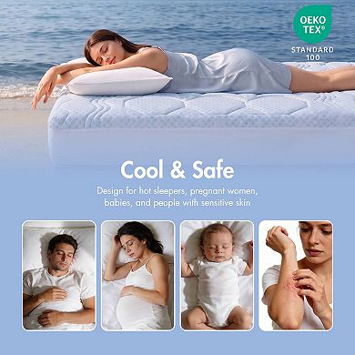 Madison Park 3-Zone Cooling Mattress Pad