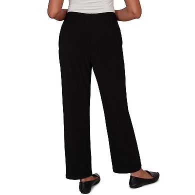 Women's Alfred Dunner Soft Crepe Pull-On Short Length Pants