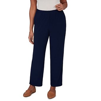 Women's Alfred Dunner Soft Crepe Pull-On Short Length Pants