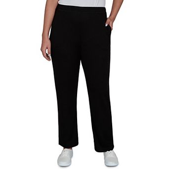 Women's Alfred Dunner Brushed Heather Pull-On Pants