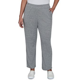 Women's Alfred Dunner Brushed Heather Pull-On Pants
