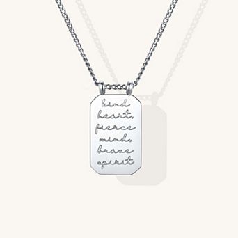 Kind Heart, Fierce Mind, Brave Spirit - Necklace