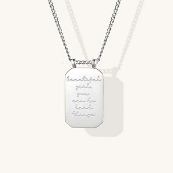 Beautiful Girl, You Can Do Hard Things - Necklace