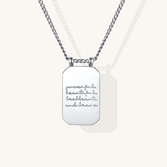 Powerful, Beautiful, Brilliant, and Brave - Necklace