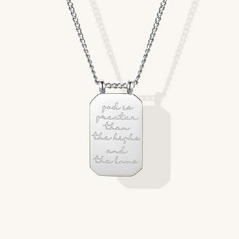 God Is Greater Than The Highs And The Lows - Necklace